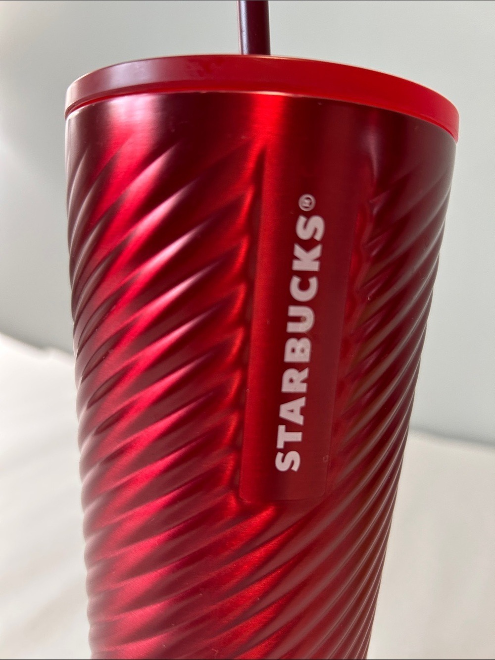 Starbucks 2022 Christmas Holiday Red Stainless Steel Tumbler - Picture 2 of 6